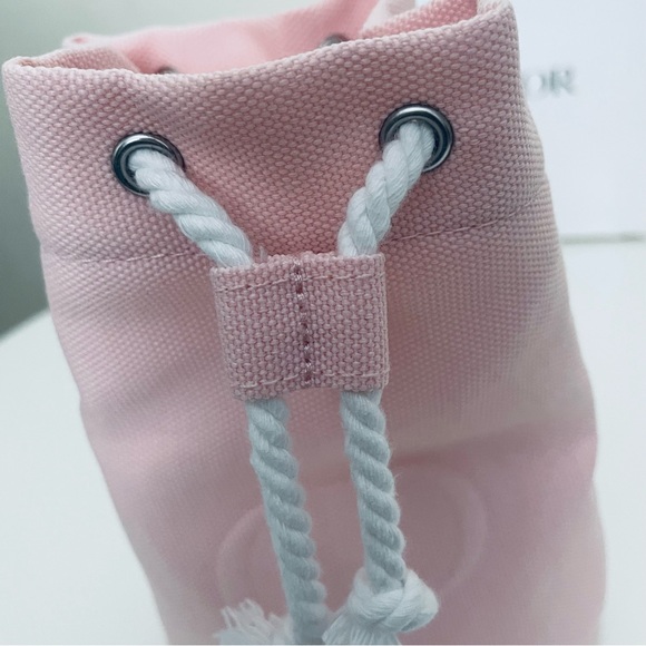 DIOR Beaute CD Logo Cosmetic Makeup Pouch (Pink) - Picture 6 of 9